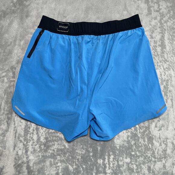 Whoop Any Wear 4.0 Training Shorts Men Medium Blue Lined Performance Compression - Picture 3 of 13